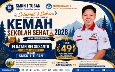 Siswa SMKN 1 Tuban Lolos Seleksi Kemah Sekolah Sehat 2026 Tingkat Nasional