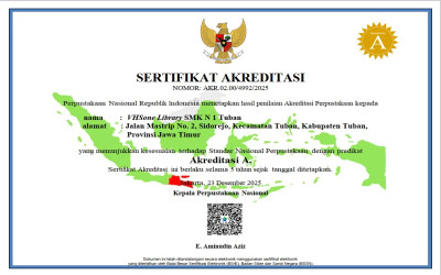 Tak Sia-Sia Proses dan Doa: Perpustakaan SMK Negeri 1 Tuban Resmi Berpredikat A